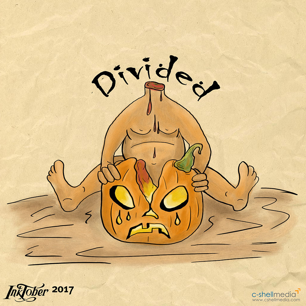 Inktober - 2 Divided