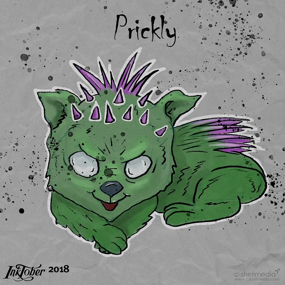 Inktober - 25 Prickly