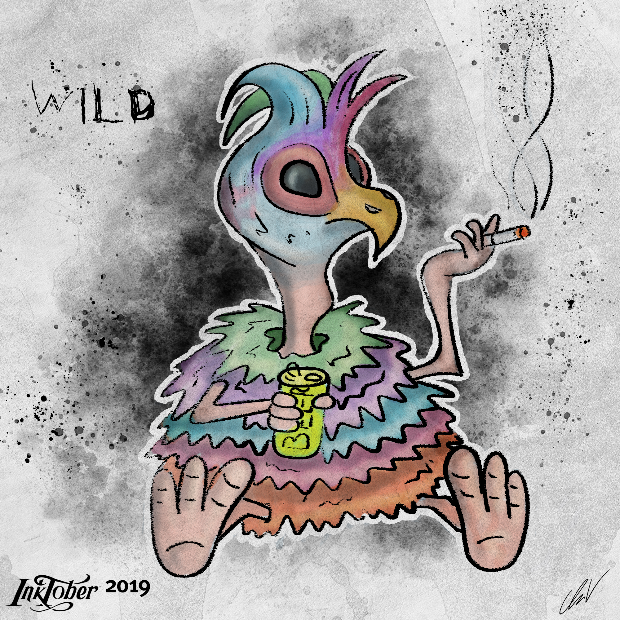 Inktober - 16 Wild