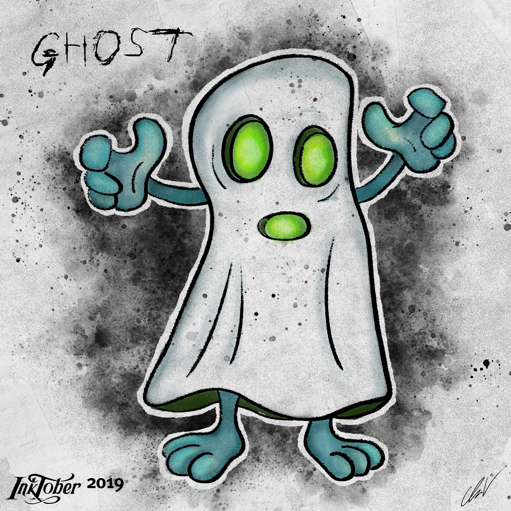 Inktober - 22 Ghost